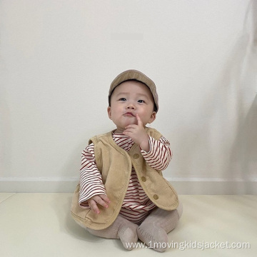 Children's Jacket Infant Corduroy Vest